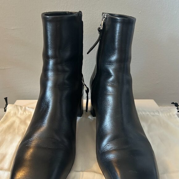 Aeyde Lee Calf Leather Ankle Boots Size 42 - Picture 2 of 5